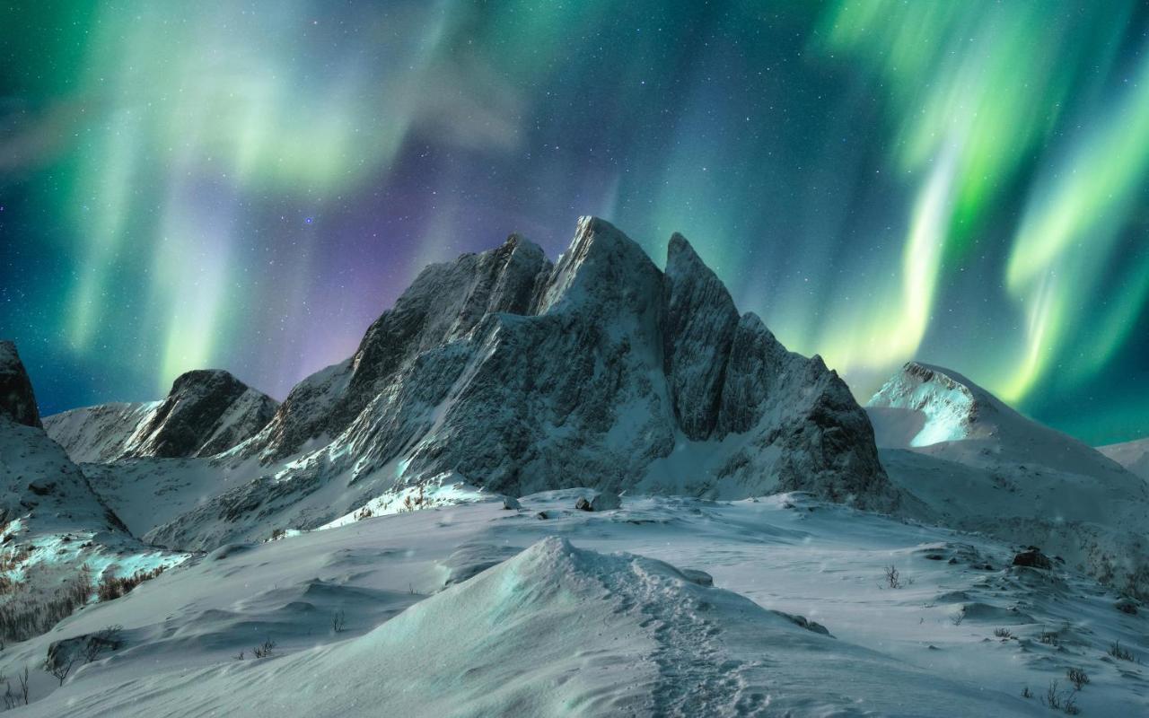 Aurora Borealis Observatory Silsand Luaran gambar