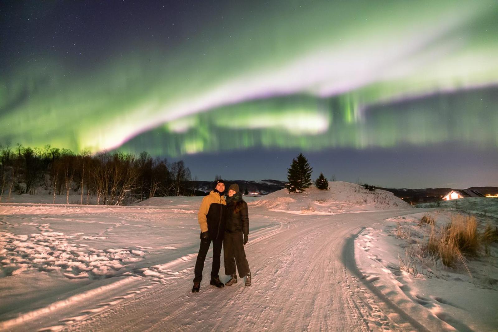 Aurora Borealis Observatory Silsand Luaran gambar