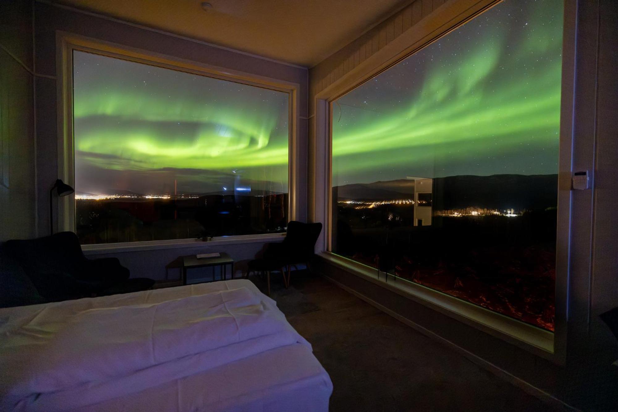 Aurora Borealis Observatory Silsand Luaran gambar