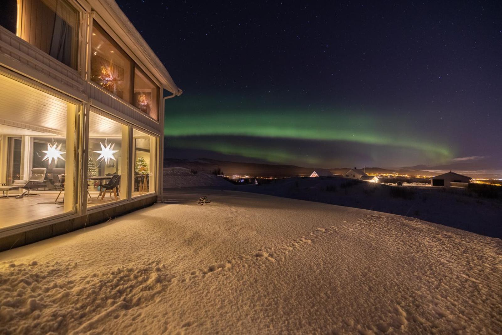 Aurora Borealis Observatory Silsand Luaran gambar