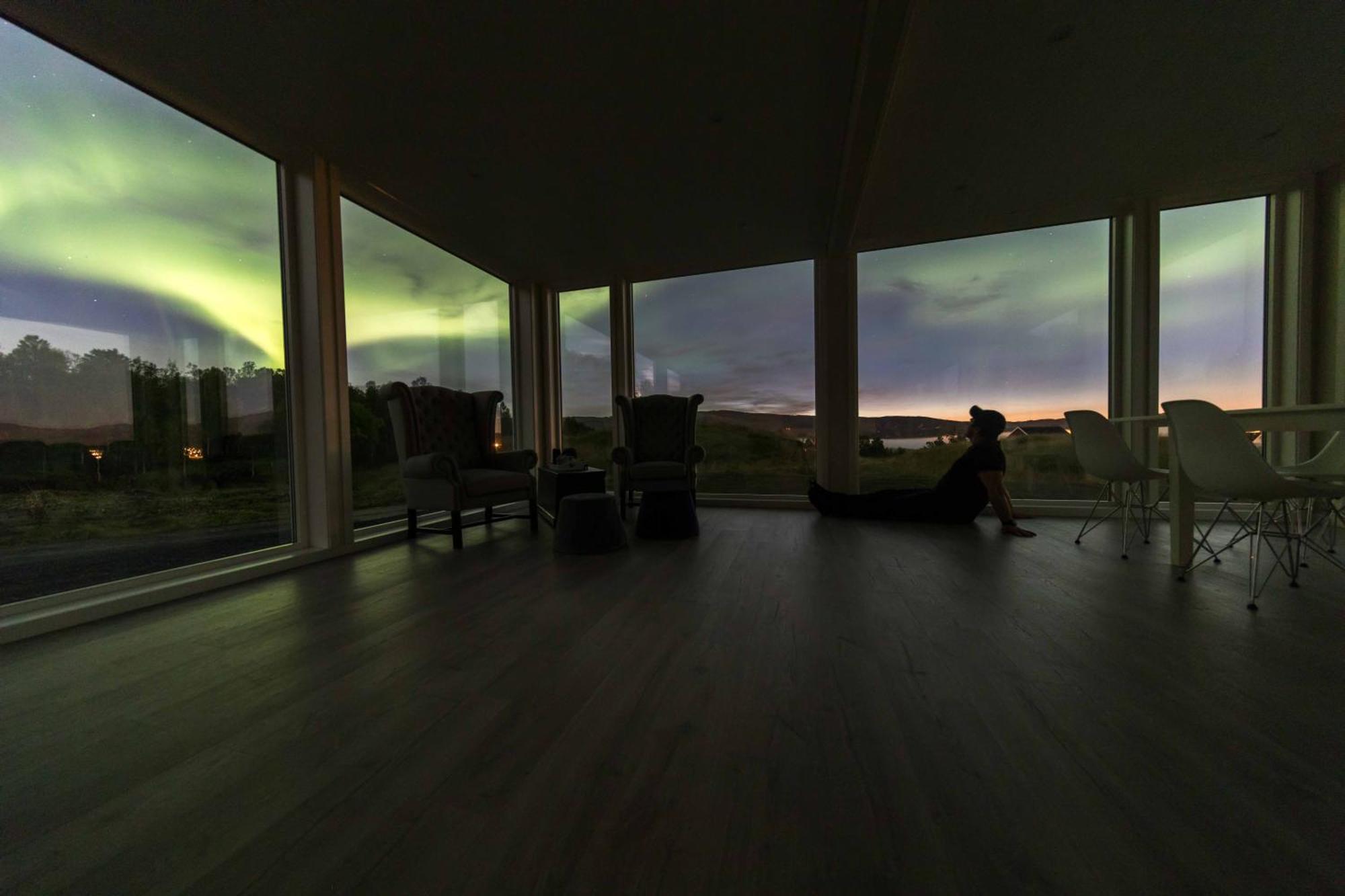 Aurora Borealis Observatory Silsand Luaran gambar