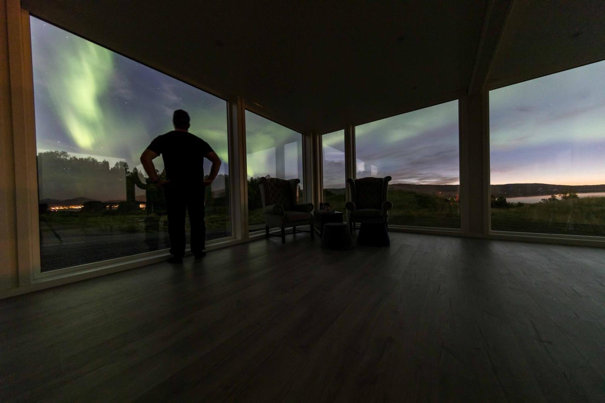 Aurora Borealis Observatory Silsand Luaran gambar
